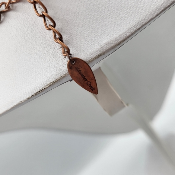 Coldwater Creek Brown & Bronze Beaded Necklace - Picture 6 of 7